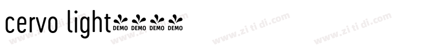 cervo light字体转换 cervo light字体转换
